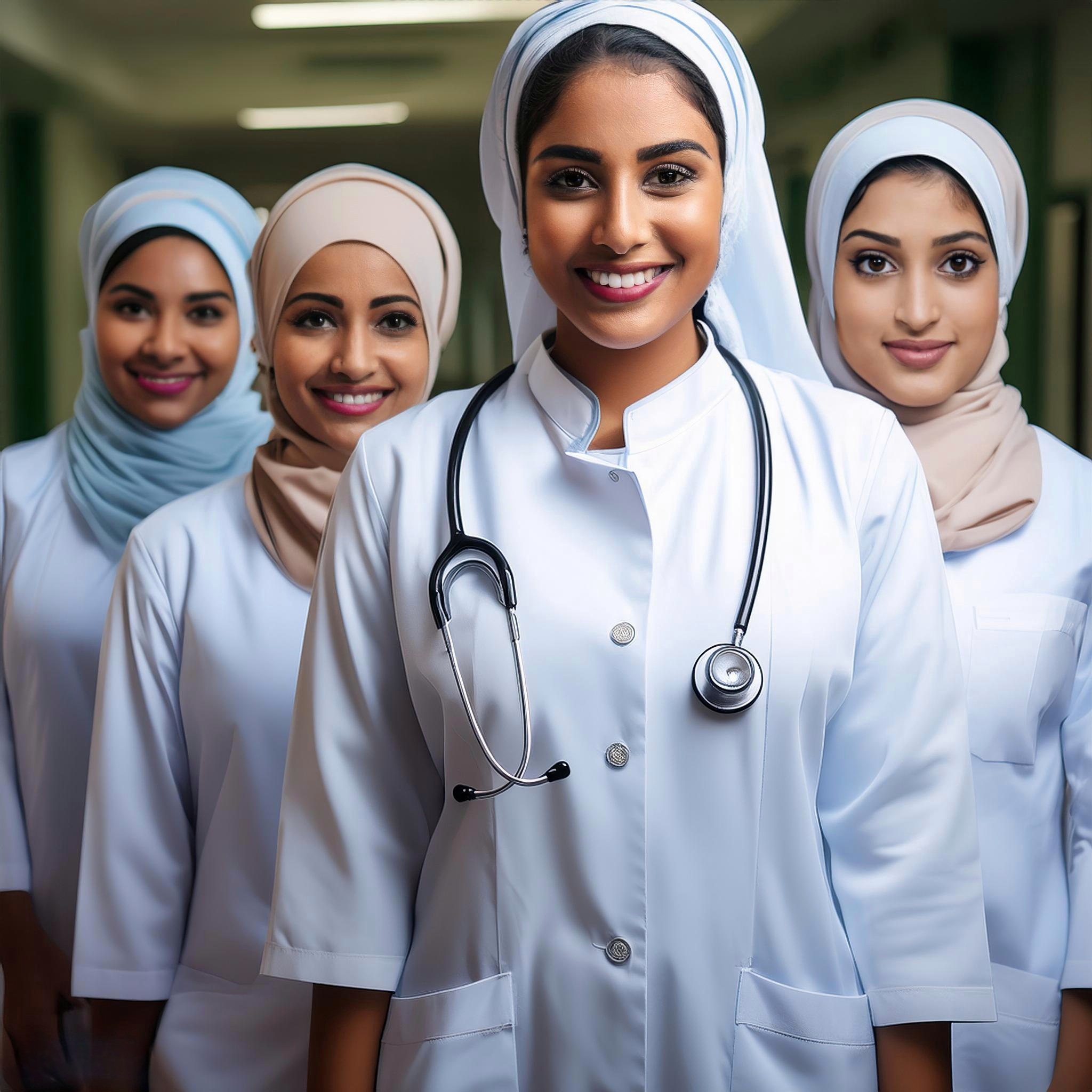 Saudi Nursing Uniform